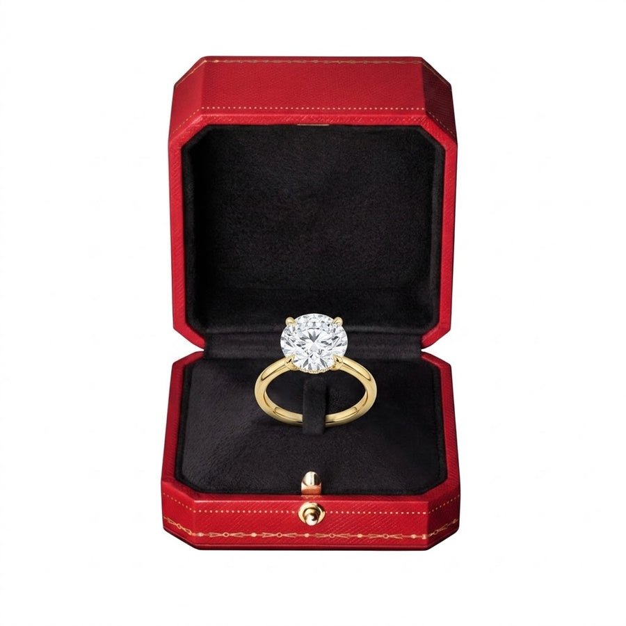 Round Lab Grown Diamond Ladies Ring