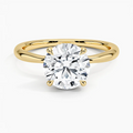 Round Lab Grown Diamond Ladies Ring