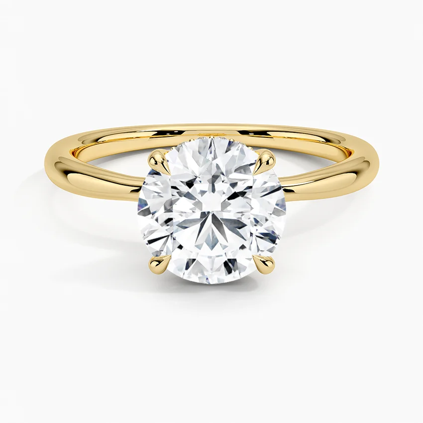 Round Lab Grown Diamond Ladies Ring