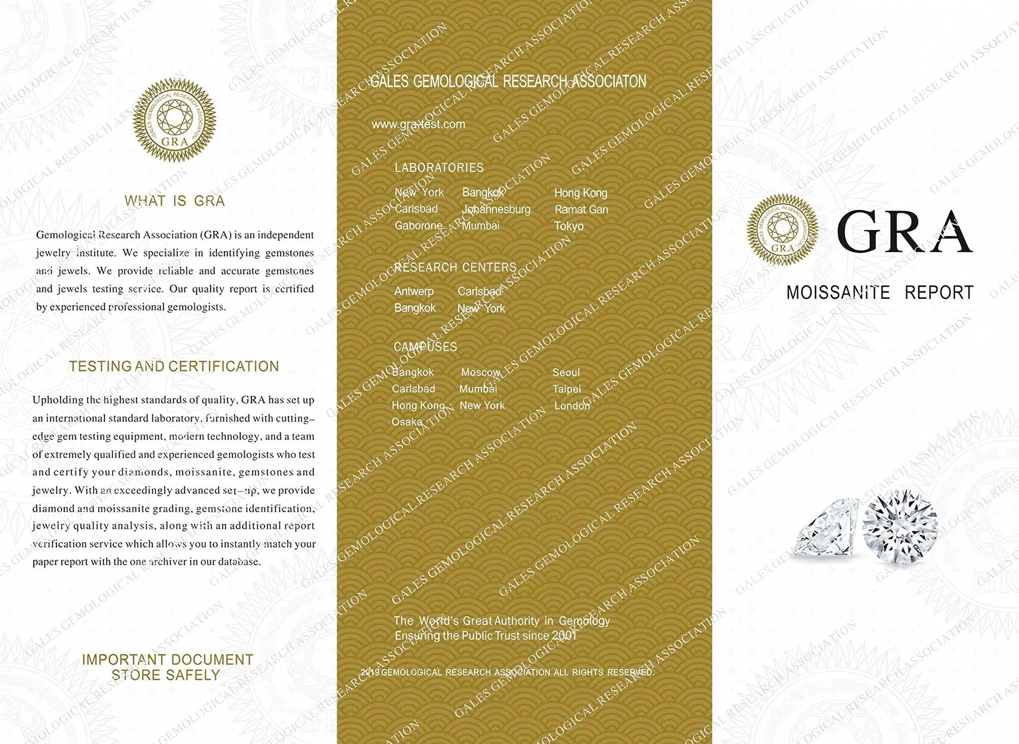 GRA Sample Certificate