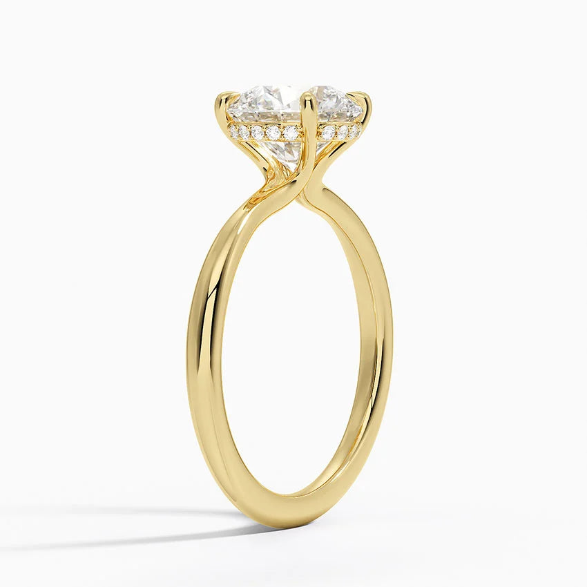 Round Lab Grown Diamond Ladies Ring