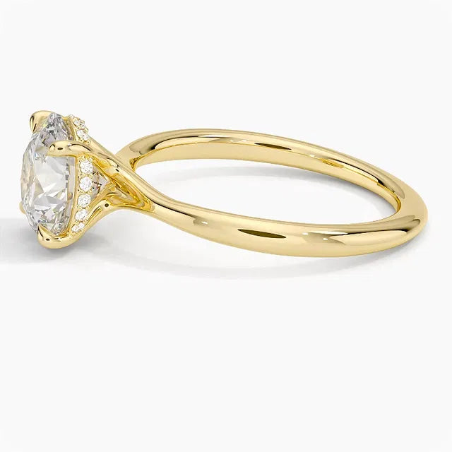 Round Lab Grown Diamond Ladies Ring